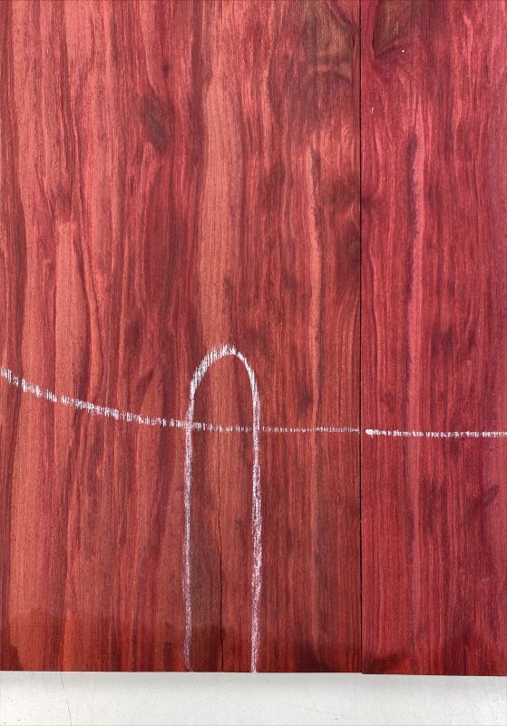 Top Red Heart 2-pcs. 9mm Unique Piece #009